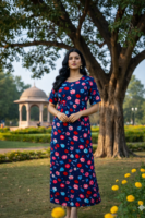 Floral Design - Blue