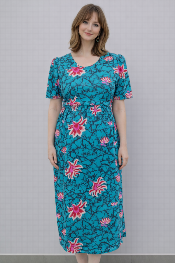 Turquoise Floral Design