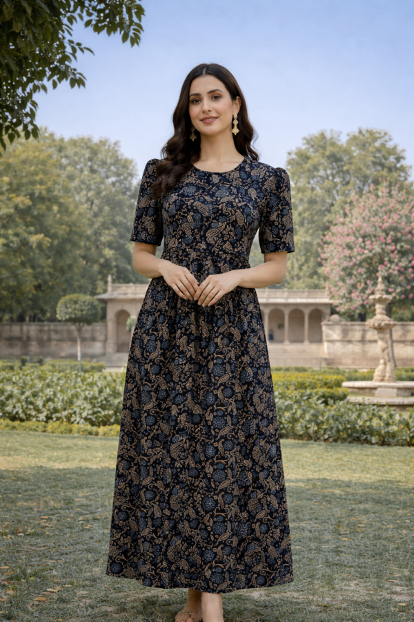 Gorgeous in Paisley Dress