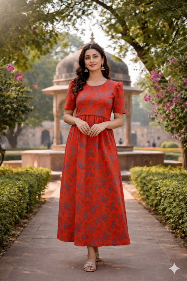 Graceful Elegance in Orange