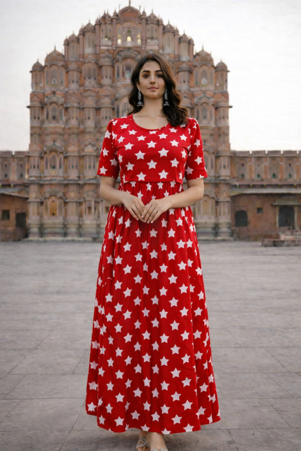 Red & White Big Stars