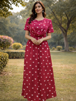 Dark Pink Little Hearts