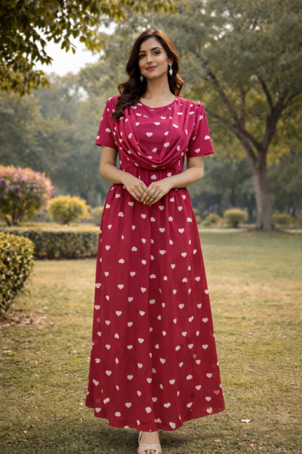 Dark Pink Little Hearts