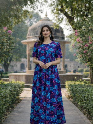 Vibrant Flowers Purple