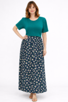 Green / Blue Floral - Dual Tone Feeding