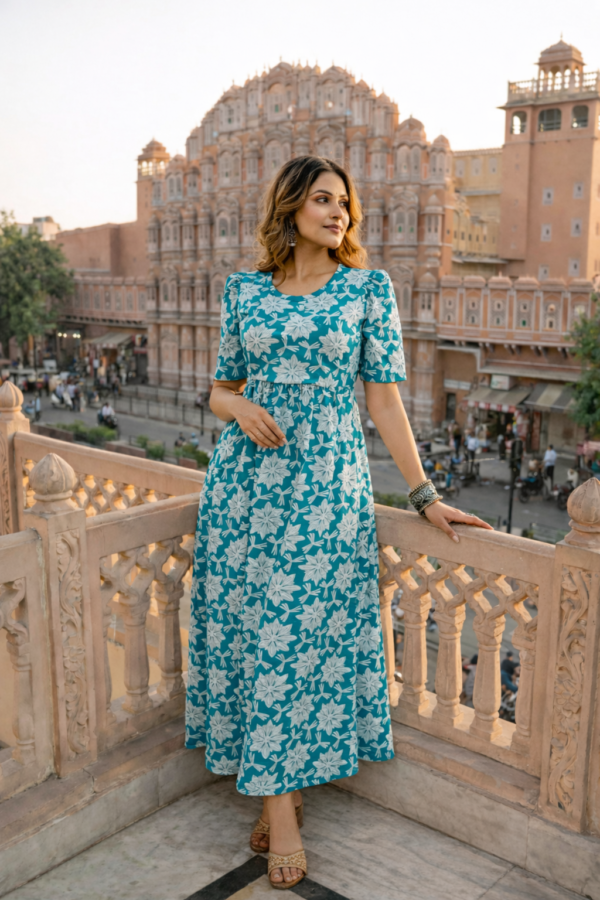 Green Pasta Floral in Feeding