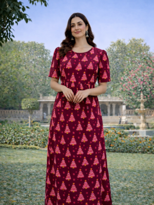 Christmas Tree - Maroon