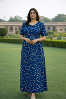 Beaded Maxi - Navy Blue