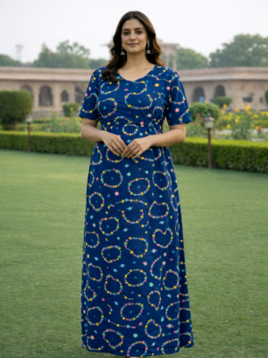 Beaded Maxi - Navy Blue