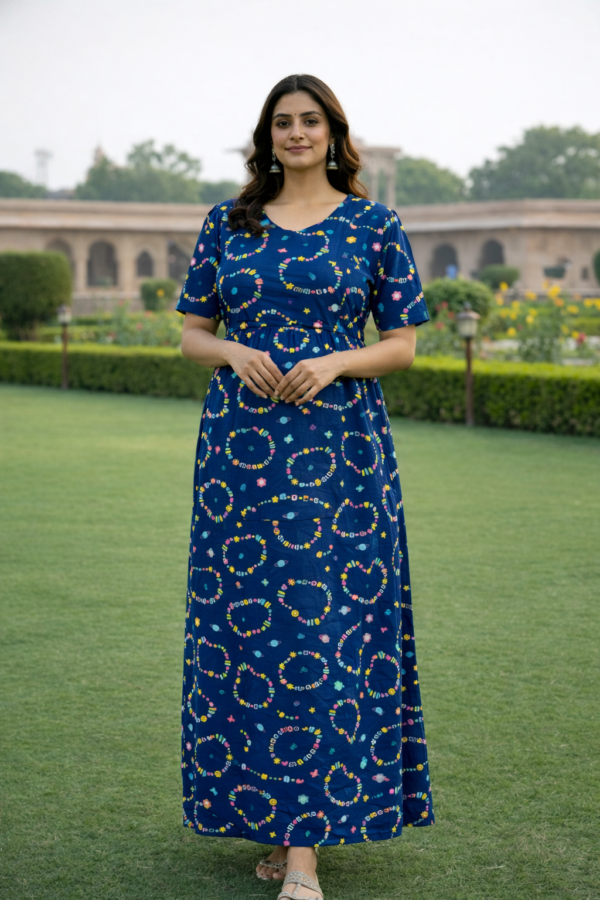 Beaded Maxi - Navy Blue