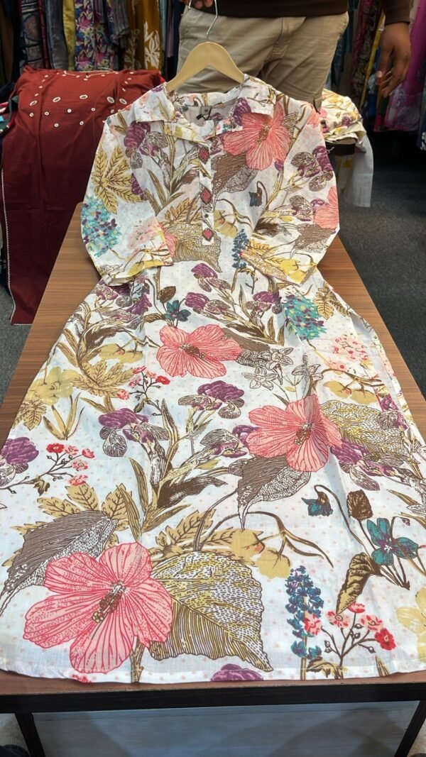 Elegant Spring Blossom Kurta Set