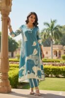 Peacock Blue - Jaipur Rayon