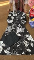 Midnight Bloom Printed Kurti Set