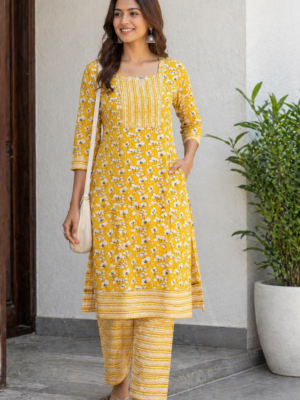 Marigold Charm Kurti Set