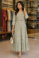 Mint Paisley Grace Frock