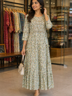 Mint Paisley Grace Frock