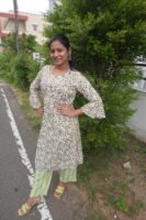 Meadow Charm Printed Kurti Set