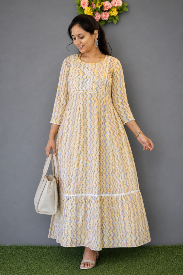 Pastel Breeze Embroidered Maxi Dress
